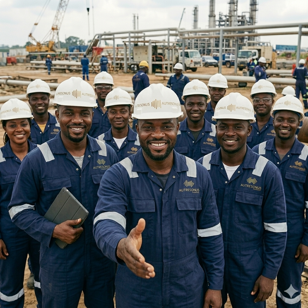 AUTRESONUS inspection team in the field